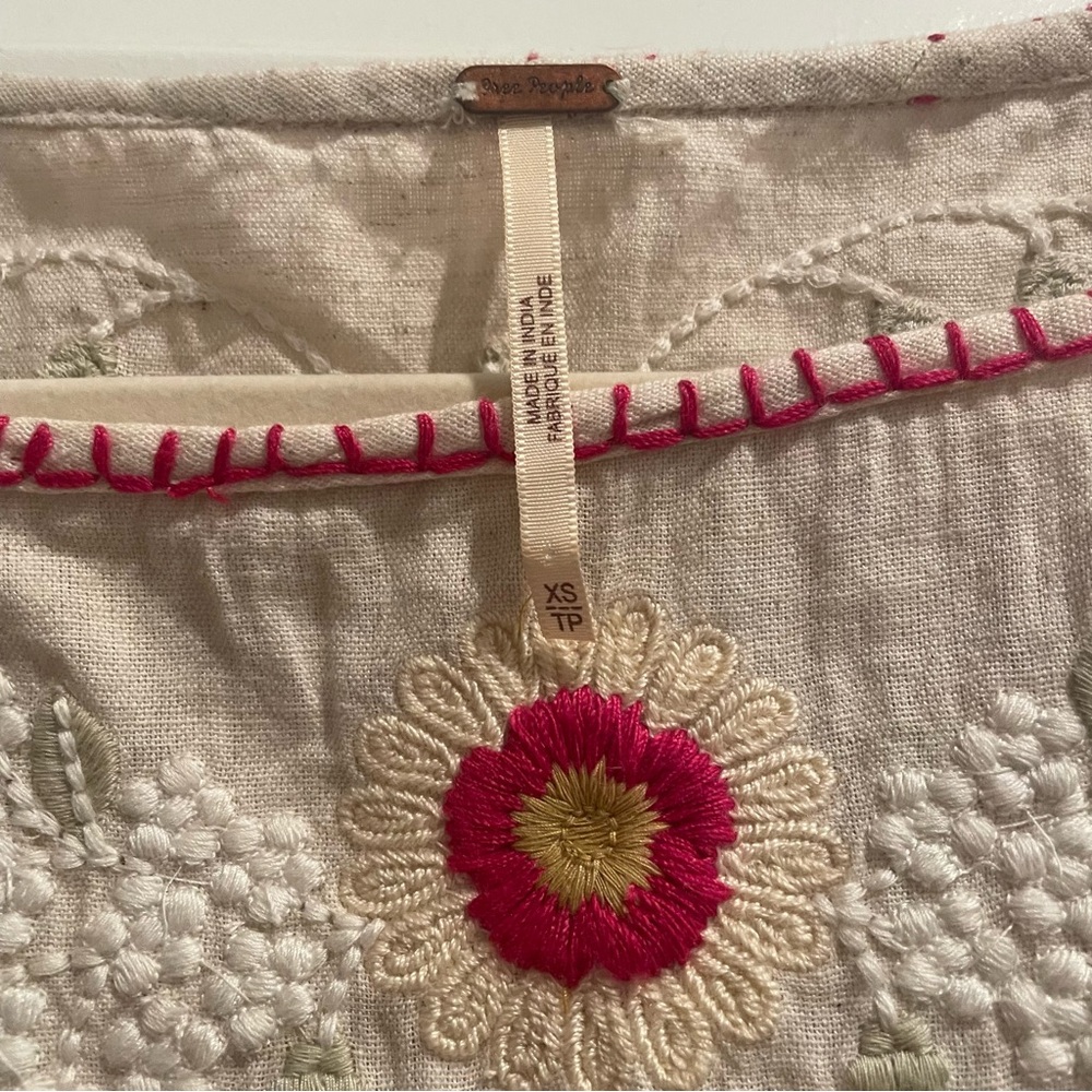 Free People Claudine Embroidered Top - Picture 5 of 5